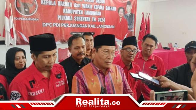 Wakil Bupati Lamongan Daftar Bakal Calon&nbsp;Bupati