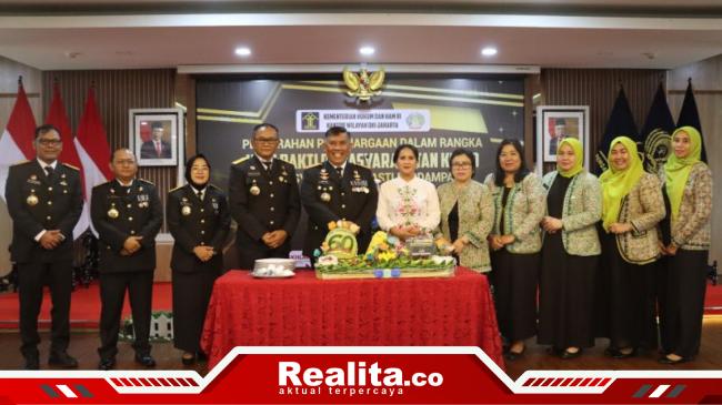 HBP ke-60, Lapas Cipinang Terima Penghargaan Pelayanan Publik Kategori B Kualitas&nbsp;Tinggi