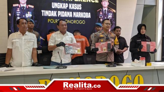 Jaringan Narkoba Ponorogo Diringkus, 55 Gram Sabu Diamankan, Dikendalikan dari&nbsp;Lapas