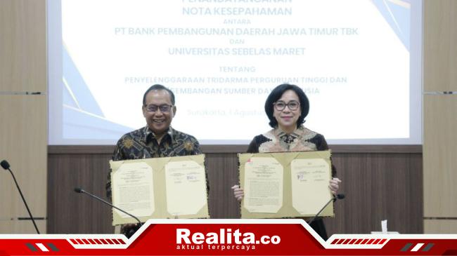 Dukung Pengembangan Dunia Pendidikan, Bank Jatim – UNS Teken&nbsp;MoU